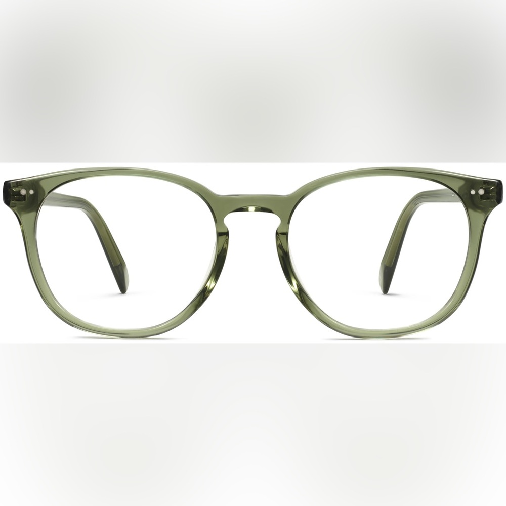 Warby Parker Carlton Wide - Seaweed Crystal